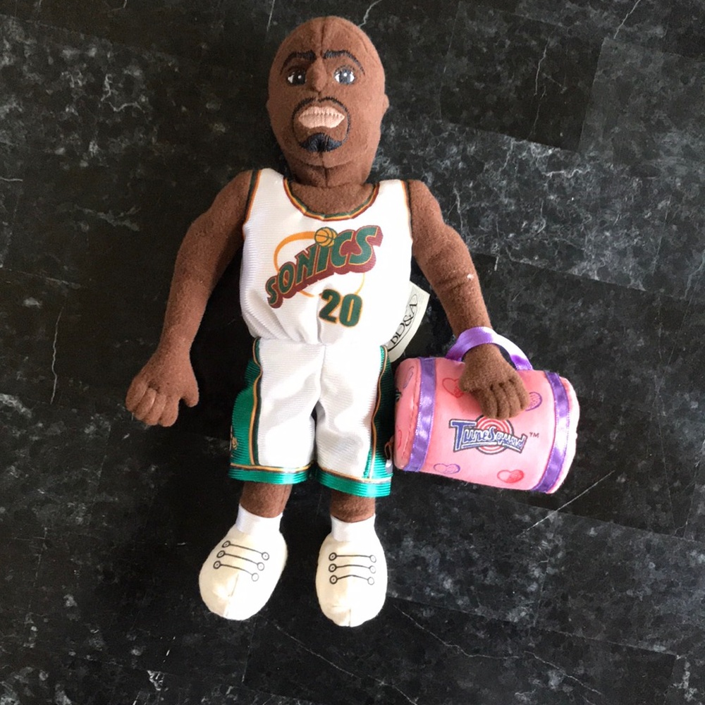 Gary Payton Doll with Space Jam Bag!